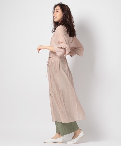 綿シルクローンドレス ホリ様【美品】ウィムガゼット シルクローン