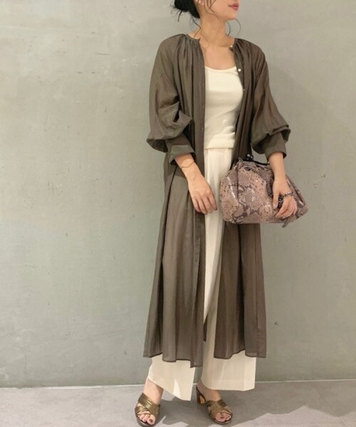 BABYLONE（バビロン）の「コットンシルクローンワンピース（）」 - WEAR