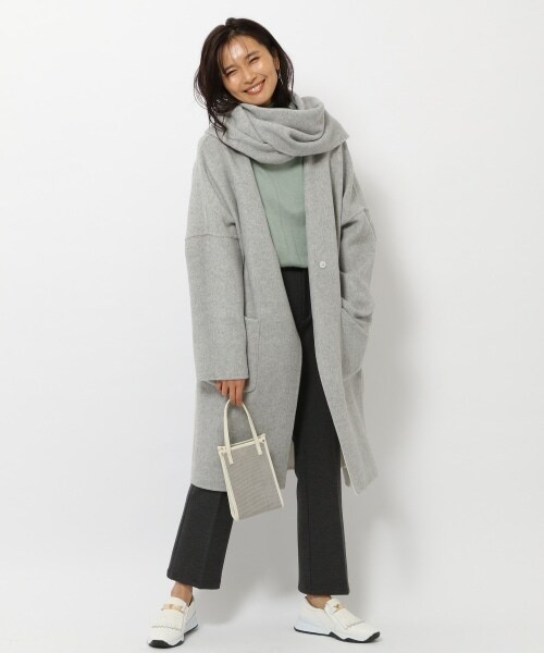 BARNYARDSTORM（バンヤードストーム）の「TRスリムフレアパンツ（パンツ・ライトグレー/チャコール(チェック)/ネイビー）」の14枚目の写真