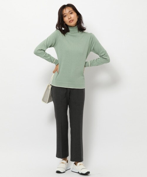 BARNYARDSTORM（バンヤードストーム）の「TRスリムフレアパンツ（パンツ・ライトグレー/チャコール(チェック)/ネイビー）」の13枚目の写真