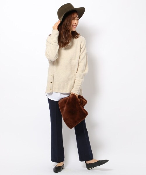 BARNYARDSTORM（バンヤードストーム）の「TRスリムフレアパンツ（パンツ・ライトグレー/チャコール(チェック)/ネイビー）」の19枚目の写真