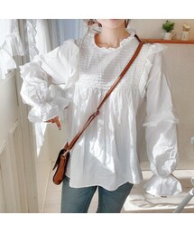merrylatte | レトロフリルフェアリーブラウス(シャツ/ブラウス)