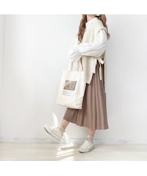 merrylatte | ショコラブラウンプリーツスカート(スカート)