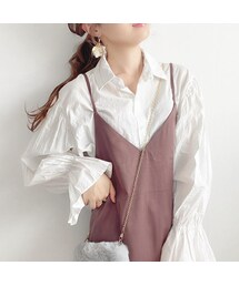 merrylatte | ボリュームフリルスリーブシャツ(シャツ/ブラウス)