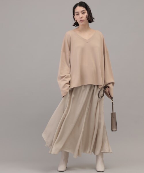 Chaos◆sierra wool overknit/シエラウールオーバーニット/FREE/ウール/KHK/CH006132ER Chaos（カオス）の「シエラウールオーバーニット（）」 - WEAR