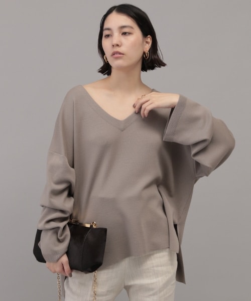 Chaos◆sierra wool overknit/シエラウールオーバーニット/FREE/ウール/KHK/CH006132ER Chaos（カオス）の「シエラウールオーバーニット（）」 - WEAR
