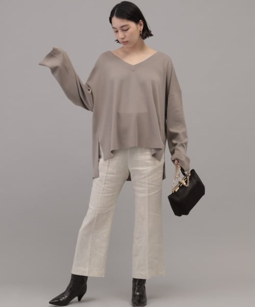 Chaos◆sierra wool overknit/シエラウールオーバーニット/FREE/ウール/KHK/CH006132ER Chaos（カオス）の「シエラウールオーバーニット（）」 - WEAR