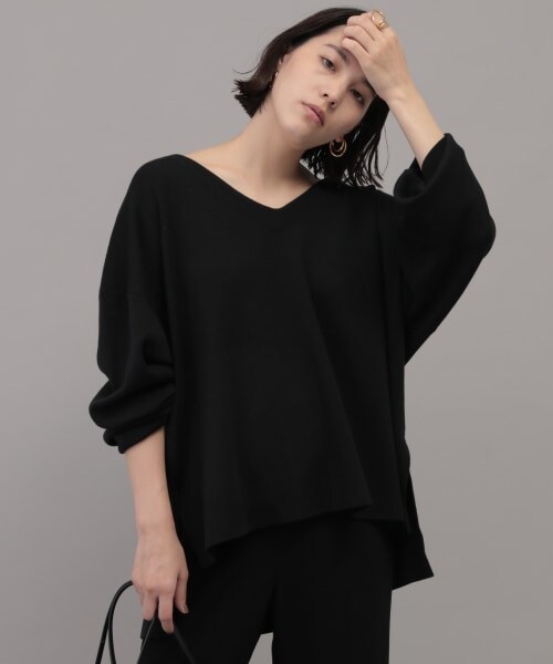 Chaos◆sierra wool overknit/シエラウールオーバーニット/FREE/ウール/KHK/CH006132ER Chaos（カオス）の「シエラウールオーバーニット（）」 - WEAR