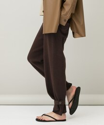美品 2WAY カレンソロジー ブークレーニットパンツ イージーパンツ ブラウン Curensology（カレンソロジー）の「ブークレーニットパンツ（）」 - WEAR