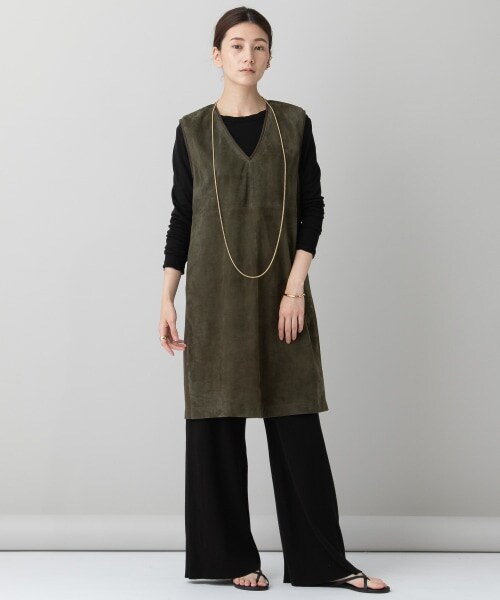 Curensology（カレンソロジー）の「スウェードロングベスト（）」 - WEAR