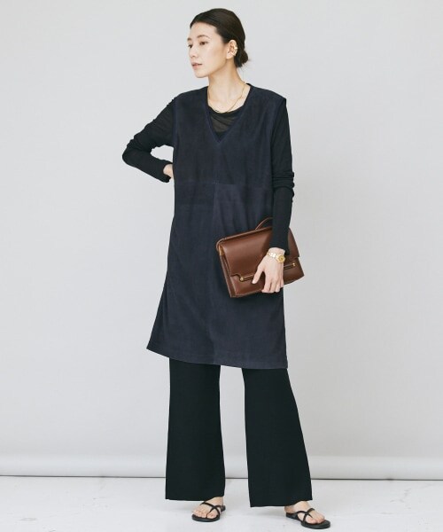 Curensology（カレンソロジー）の「スウェードロングベスト（）」 - WEAR