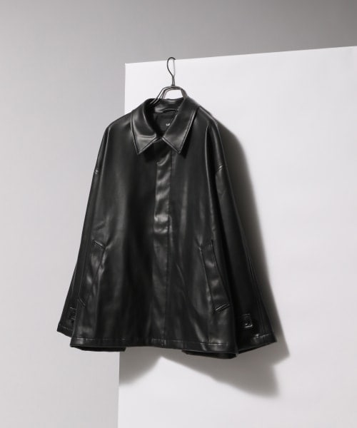 HARE（ハレ）の「シンセティックレザーブルゾン（）」 - WEAR