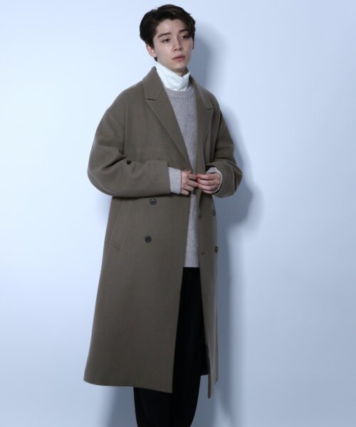 HARE（ハレ）の「CASHEEPウールダブルビッグコート（）」 - WEAR