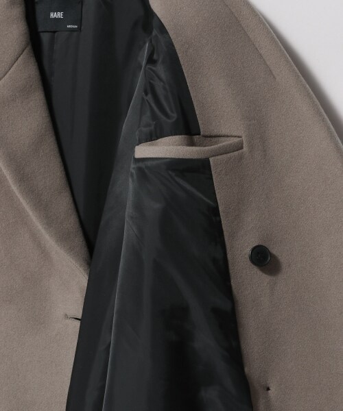 HARE（ハレ）の「CASHEEPウールダブルビッグコート（）」 - WEAR