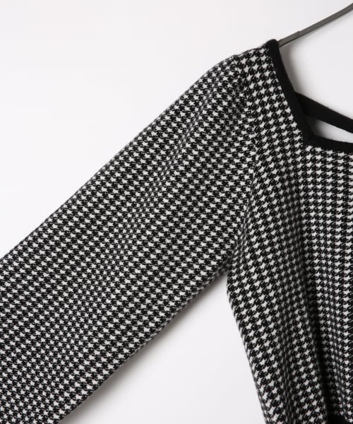 Heather（ヘザー）の「ムジガラスクエアニット（トップス・ブラックチドリ/ブラウンチドリ/パープルムジ）」の21枚目の写真