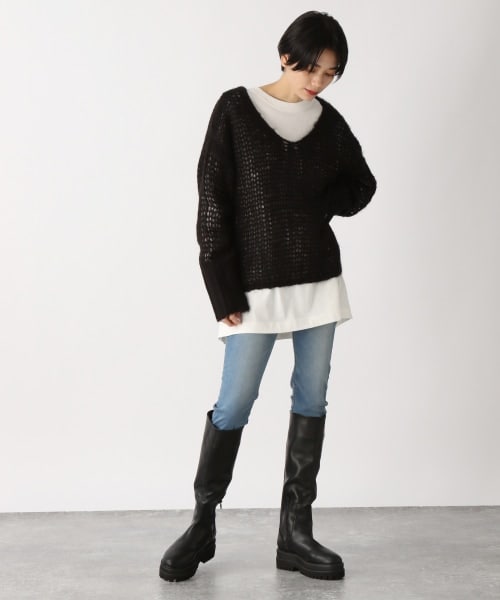 JEANASIS（ジーナシス）の「ビガーロングブーツ（シューズ・ブラック()）」の7枚目の写真