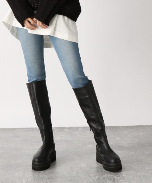 JEANASIS（ジーナシス）の「ビガーロングブーツ（シューズ・ブラック()）」の9枚目の写真