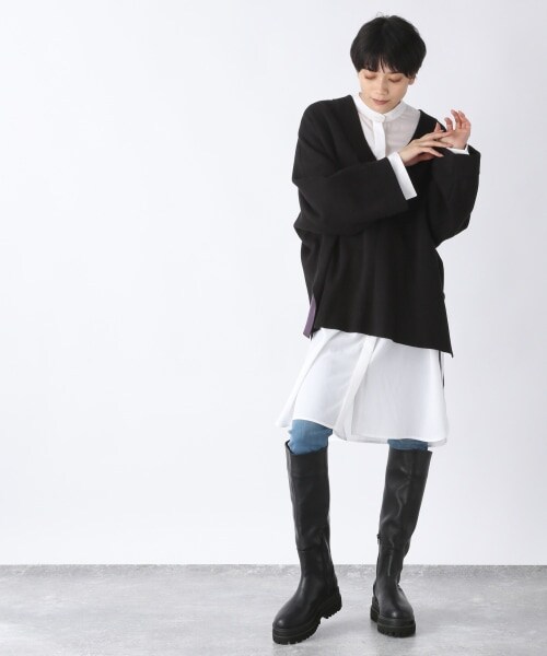 JEANASIS（ジーナシス）の「ビガーロングブーツ（シューズ・ブラック()）」の6枚目の写真