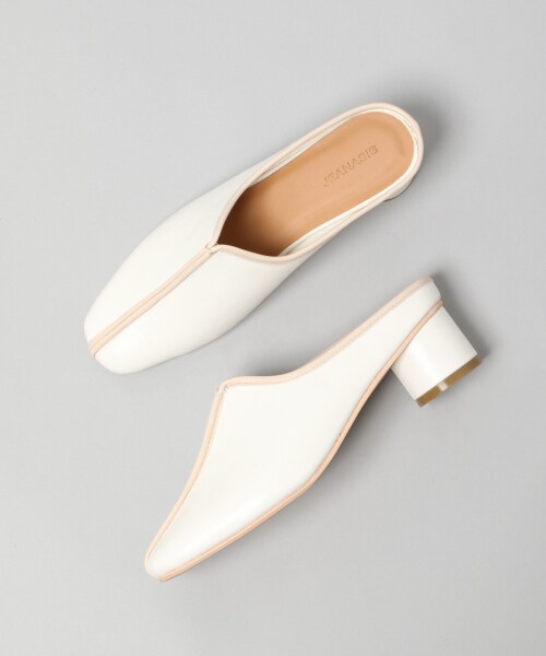 JEANASIS（ジーナシス）の「ライニングヒールミュール【完売カラー追加予約】（シューズ・ホワイト()/ブラック()/ブラック系その他()）」の22枚目の写真