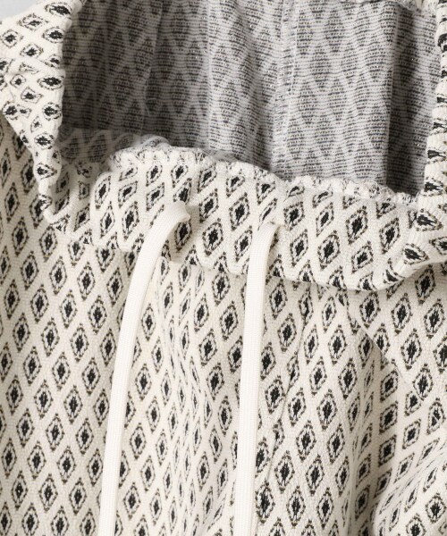 JEANASIS（ジーナシス）の「ラメジャガードカットパンツ（パンツ・オフホワイト()/ブラウン系()/ライトグリーン()/ブルー()）」の10枚目の写真