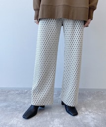 JEANASIS | ラメジャガードカットパンツ(パンツ)