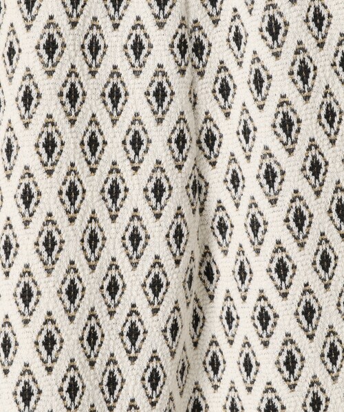 JEANASIS（ジーナシス）の「ラメジャガードカットパンツ（パンツ・オフホワイト()/ブラウン系()/ライトグリーン()/ブルー()）」の12枚目の写真