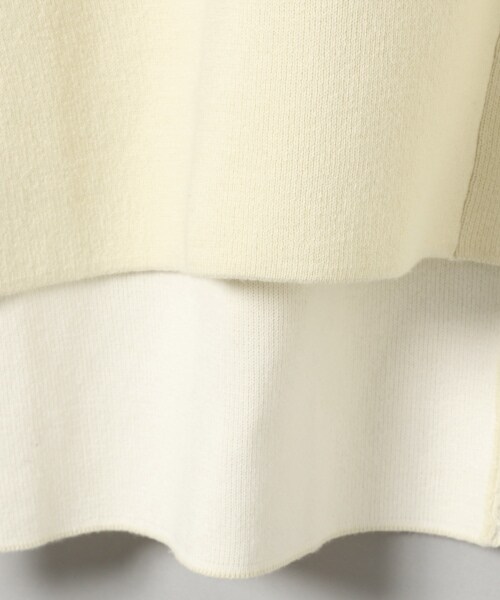 JEANASIS（ジーナシス）の「WフェイスドルマンVプルオーバー（トップス・アイボリー()/ブラック()/グレージュ()/マスタード()）」の20枚目の写真