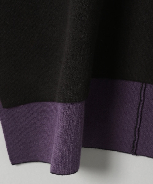 JEANASIS（ジーナシス）の「WフェイスドルマンVプルオーバー（トップス・アイボリー()/ブラック()/グレージュ()/マスタード()）」の19枚目の写真