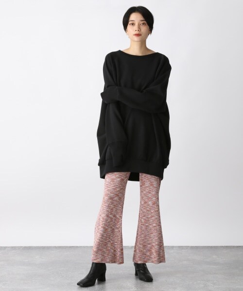 JEANASIS（ジーナシス）の「ダンボールバルーンBIGプルオーバー（トップス・ホワイト()/ブラウン()）」の4枚目の写真