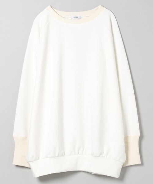 JEANASIS（ジーナシス）の「ダンボールバルーンBIGプルオーバー（トップス・ホワイト()/ブラウン()）」の6枚目の写真