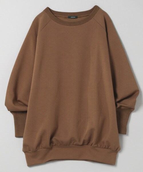 JEANASIS（ジーナシス）の「ダンボールバルーンBIGプルオーバー（トップス・ホワイト()/ブラウン()）」の2枚目の写真