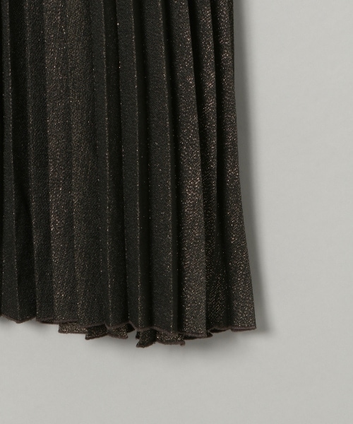 JEANASIS（ジーナシス）の「リバーシブルシャンブレープリーツスカート（スカート・ブラック×ブラウン()/グレー×シルバー()/ブルー×パープル()）」の19枚目の写真