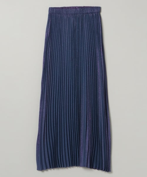 JEANASIS（ジーナシス）の「リバーシブルシャンブレープリーツスカート（スカート・ブラック×ブラウン()/グレー×シルバー()/ブルー×パープル()）」の13枚目の写真