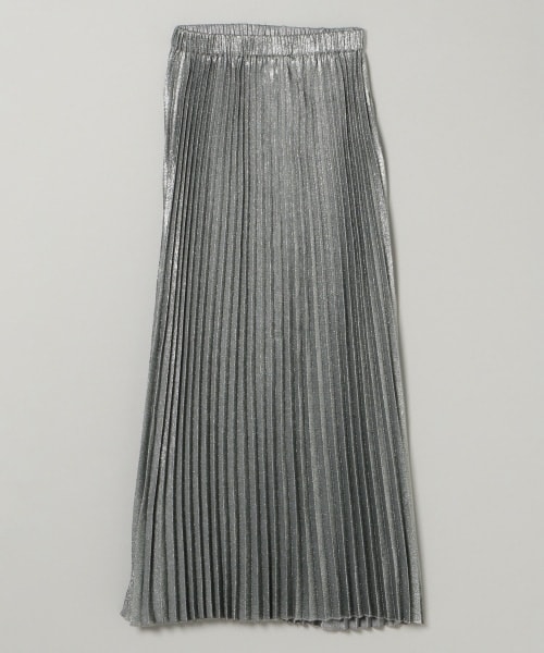 JEANASIS（ジーナシス）の「リバーシブルシャンブレープリーツスカート（スカート・ブラック×ブラウン()/グレー×シルバー()/ブルー×パープル()）」の10枚目の写真