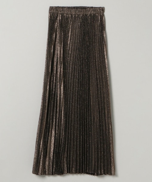 JEANASIS（ジーナシス）の「リバーシブルシャンブレープリーツスカート（スカート・ブラック×ブラウン()/グレー×シルバー()/ブルー×パープル()）」の6枚目の写真
