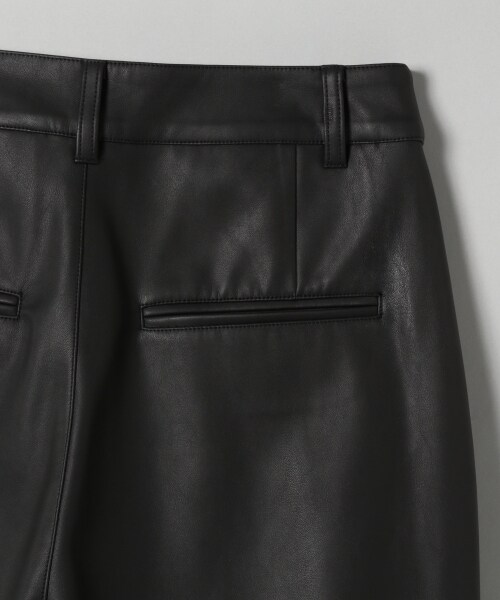 JEANASIS（ジーナシス）の「ビーガンレザーストレートパンツ【完売カラー追加予約】（パンツ・ブラック()/トープ()）」の15枚目の写真