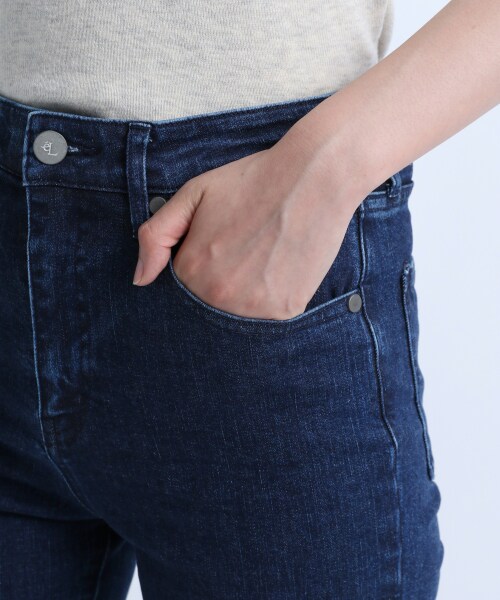 JEANASIS(ジーナシス)の「Tight Flare DenimPants【完売カラー追加予約】(パンツ・ブラック()/ネイビー())」の9枚目の写真