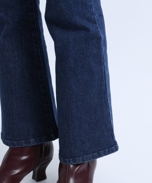JEANASIS(ジーナシス)の「Tight Flare DenimPants【完売カラー追加予約】(パンツ・ブラック()/ネイビー())」の10枚目の写真
