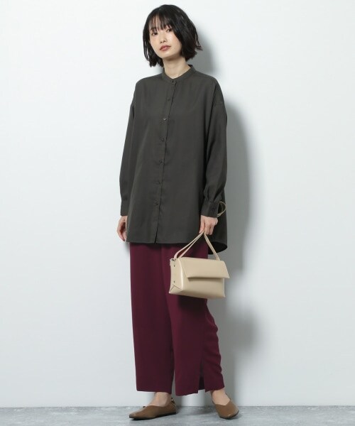 LAKOLE（ラコレ）の「ロールフラップショルダーバッグ（バッグ・ブラック()/ベージュ()/カーキ()）」の5枚目の写真