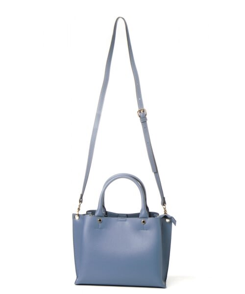 LEPSIM（レプシィム）の「ライトタックミニＴＯＴＥ（バッグ・ブラック/グレー(カタオシ)/ライトグレージュ/ライトブルー）」の4枚目の写真