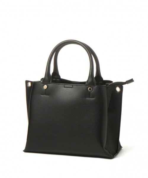 LEPSIM（レプシィム）の「ライトタックミニＴＯＴＥ（バッグ・ブラック/グレー(カタオシ)/ライトグレージュ/ライトブルー）」の6枚目の写真