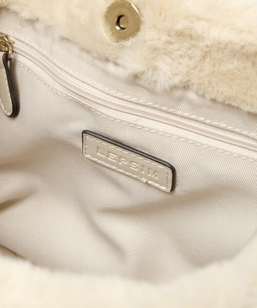 LEPSIM（レプシィム）の「フェイクファー２ＷＡＹ ＢＡＧ（バッグ・アイボリー/レンガ/レオパード）」の22枚目の写真