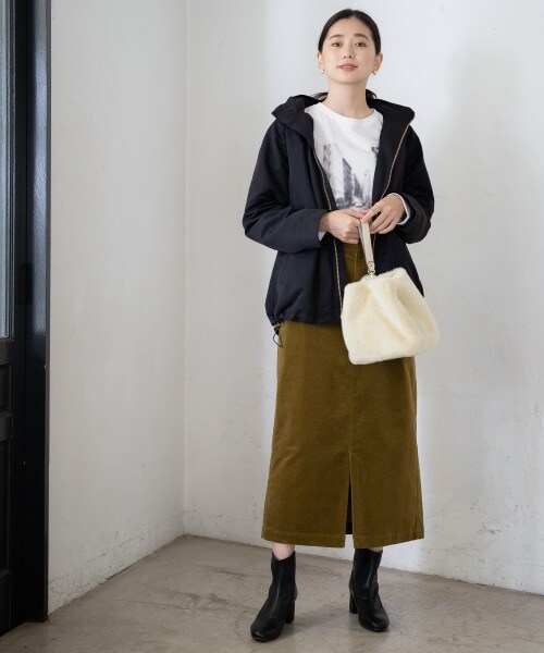 LEPSIM（レプシィム）の「フェイクファー２ＷＡＹ ＢＡＧ（バッグ・アイボリー/レンガ/レオパード）」の4枚目の写真