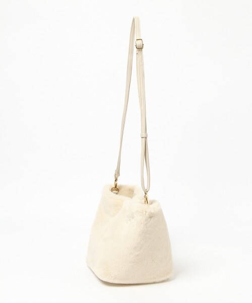 LEPSIM（レプシィム）の「フェイクファー２ＷＡＹ ＢＡＧ（バッグ・アイボリー/レンガ/レオパード）」の13枚目の写真