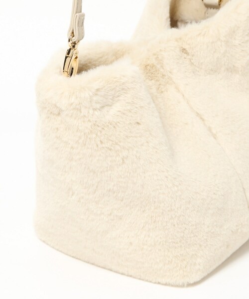 LEPSIM（レプシィム）の「フェイクファー２ＷＡＹ ＢＡＧ（バッグ・アイボリー/レンガ/レオパード）」の17枚目の写真