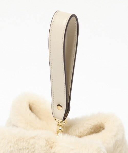 LEPSIM（レプシィム）の「フェイクファー２ＷＡＹ ＢＡＧ（バッグ・アイボリー/レンガ/レオパード）」の14枚目の写真