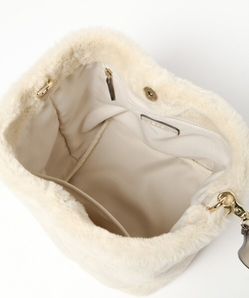 LEPSIM（レプシィム）の「フェイクファー２ＷＡＹ ＢＡＧ（バッグ・アイボリー/レンガ/レオパード）」の21枚目の写真