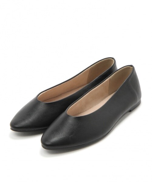 LEPSIM(レプシィム)の「UカットソフトフラットAW(シューズ・レオパード/【WEB限定】オフ×カタオシ/ブラック/【WEB限定】パイソン/ライトベージュ/ブラウン×カタオシ/ガンメタ)」の15枚目の写真