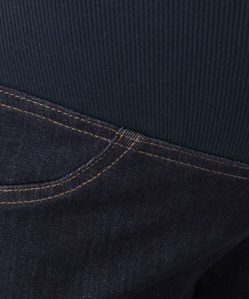 LEPSIM（レプシィム）の「マタニティ／４ＷＡＹデニムスリムパンツ（パンツ・ブルー/ネイビー）」の13枚目の写真