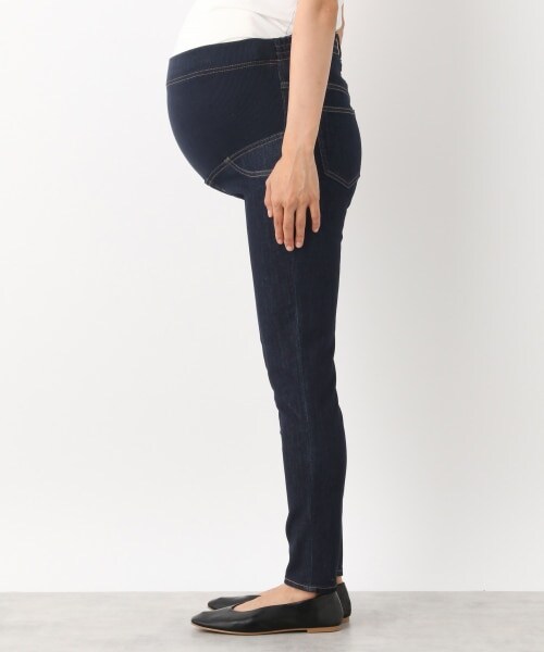 LEPSIM（レプシィム）の「マタニティ／４ＷＡＹデニムスリムパンツ（パンツ・ブルー/ネイビー）」の6枚目の写真